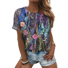 Load image into Gallery viewer, 3D printed T shirt abstract painting printing trend