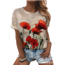 Load image into Gallery viewer, 3D printed T shirt abstract painting printing trend