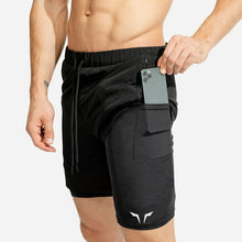 Load image into Gallery viewer, Summer new male sports shorts 2 in 1 safety bag sexy running - Sophornlilly
