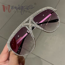 Load image into Gallery viewer, Sunglasses Rhinestone Oversized