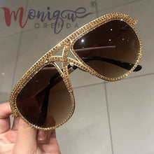 Load image into Gallery viewer, Sunglasses Rhinestone Oversized