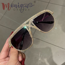 Load image into Gallery viewer, Sunglasses Rhinestone Oversized