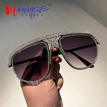 Load image into Gallery viewer, Sunglasses Rhinestone Oversized
