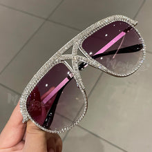 Load image into Gallery viewer, Sunglasses Rhinestone Oversized