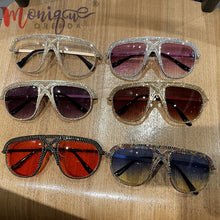 Load image into Gallery viewer, Sunglasses Rhinestone Oversized