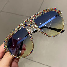 Load image into Gallery viewer, Sunglasses Rhinestone Oversized