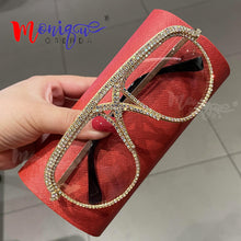 Load image into Gallery viewer, Sunglasses Rhinestone Oversized
