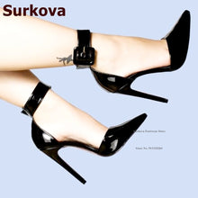 Load image into Gallery viewer, Leather Big Square Buckle Dress Shoes