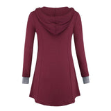 Sweatshirt Hoodies Women's Thin Tunic Hoodies Long Sleeve Zip Up