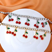 Load image into Gallery viewer, Sweet Cute Gold Silver Color Crystal Tennis Anklet Jewelry