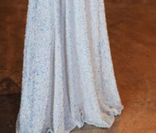Load image into Gallery viewer, Sweet Memory Boat Neck Sequined Evening Dresses Elegant Women