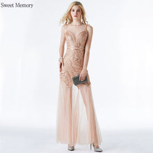 Load image into Gallery viewer, Sweet Memory Long Sliver Gold Black Sequin Sexy Evening