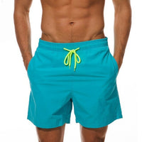 Swimming Trunks Men Beach Plus Size Solid Quick Dry - Sophornlilly