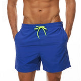 Swimming Trunks Men Beach Plus Size Solid Quick Dry - Sophornlilly