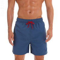 Swimming Trunks Men Beach Plus Size Solid Quick Dry - Sophornlilly