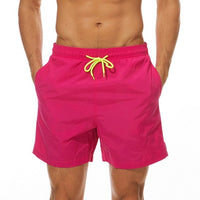 Swimming Trunks Men Beach Plus Size Solid Quick Dry - Sophornlilly