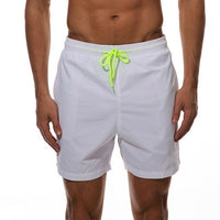 Swimming Trunks Men Beach Plus Size Solid Quick Dry - Sophornlilly