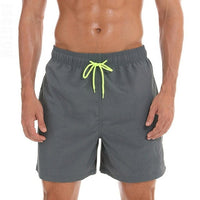 Swimming Trunks Men Beach Plus Size Solid Quick Dry - Sophornlilly