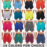 Swimming Trunks Men Beach Plus Size Solid Quick Dry - Sophornlilly