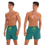 Swimming Trunks Men Beach Plus Size Solid Quick Dry - Sophornlilly