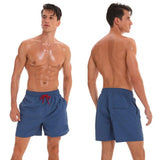 Swimming Trunks Men Beach Plus Size Solid Quick Dry - Sophornlilly