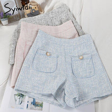 Load image into Gallery viewer, Fashion Double Pockets High Waist Women's Shorts Button Up - Sophornlilly