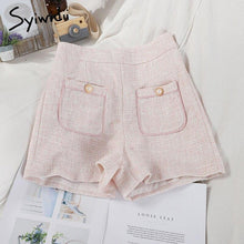 Load image into Gallery viewer, Fashion Double Pockets High Waist Women's Shorts Button Up - Sophornlilly