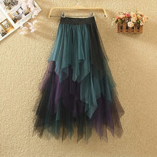 Load image into Gallery viewer, Long Tutu Tulle Skirt Women Fashion Summer