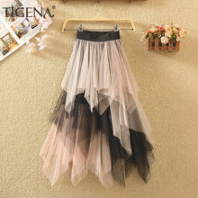 Load image into Gallery viewer, Long Tutu Tulle Skirt Women Fashion Summer