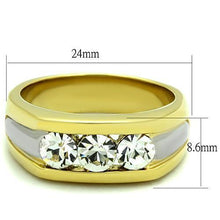Load image into Gallery viewer, TK1615 Two-Tone IP Gold (Ion Plating) Stainless