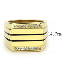 Load image into Gallery viewer, TK3618 IP Gold(Ion Plating) Stainless Steel Ring