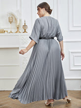 Load image into Gallery viewer, Elegant Dress Haft Long Sleeves