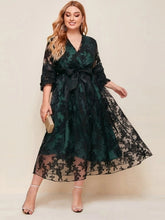 Load image into Gallery viewer, Elegant Dress V-neck Long