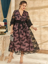 Load image into Gallery viewer, Elegant Dress V-neck Long