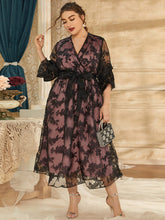 Load image into Gallery viewer, Elegant Dress V-neck Long