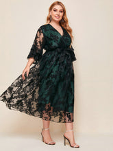 Load image into Gallery viewer, Elegant Dress V-neck Long