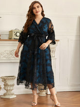 Load image into Gallery viewer, Elegant Dress V-neck Long