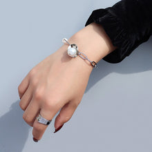 Load image into Gallery viewer, Stainless Steel Jewelry Imitation Pearl Bracelet Flower