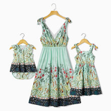 Load image into Gallery viewer, Tank Flower Family Matching Outfits Mom Baby Mommy and Me Clothes