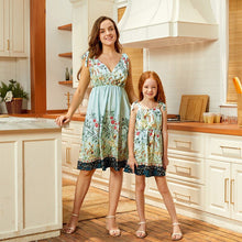 Load image into Gallery viewer, Tank Flower Family Matching Outfits Mom Baby Mommy and Me Clothes