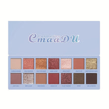 Load image into Gallery viewer, The New 14 Color Eyeshadow Palette Metallic Glitter Matte Pearlescent