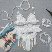 Load image into Gallery viewer, The NewTempting Sexy Underwear Bra Panty Set Women Wedding Lingerie