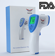 Load image into Gallery viewer, Thermometer Kit - Infrared Thermometer &amp; Disposable Face Mask