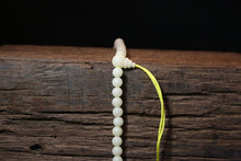 Load image into Gallery viewer, Tibetan Buddhism 108 White Bodhi Root Prayer Beads Mala Necklace|Power