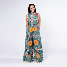 Load image into Gallery viewer, Tie Dye High Waist Wide Leg Pants Trousers Women Sleeveless Elegant - Sophornlilly