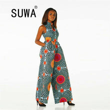 Load image into Gallery viewer, Tie Dye High Waist Wide Leg Pants Trousers Women Sleeveless Elegant - Sophornlilly