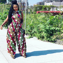 Load image into Gallery viewer, Tie Dye High Waist Wide Leg Pants Trousers Women Sleeveless Elegant - Sophornlilly
