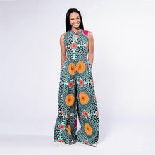 Load image into Gallery viewer, Tie Dye High Waist Wide Leg Pants Trousers Women Sleeveless Elegant - Sophornlilly
