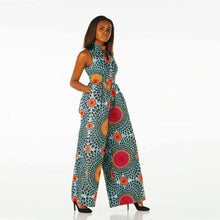 Load image into Gallery viewer, Tie Dye High Waist Wide Leg Pants Trousers Women Sleeveless Elegant - Sophornlilly