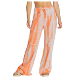 Tie Dye Wide Leg Pants Women's Casual Loose Sport Pants Gradient Print